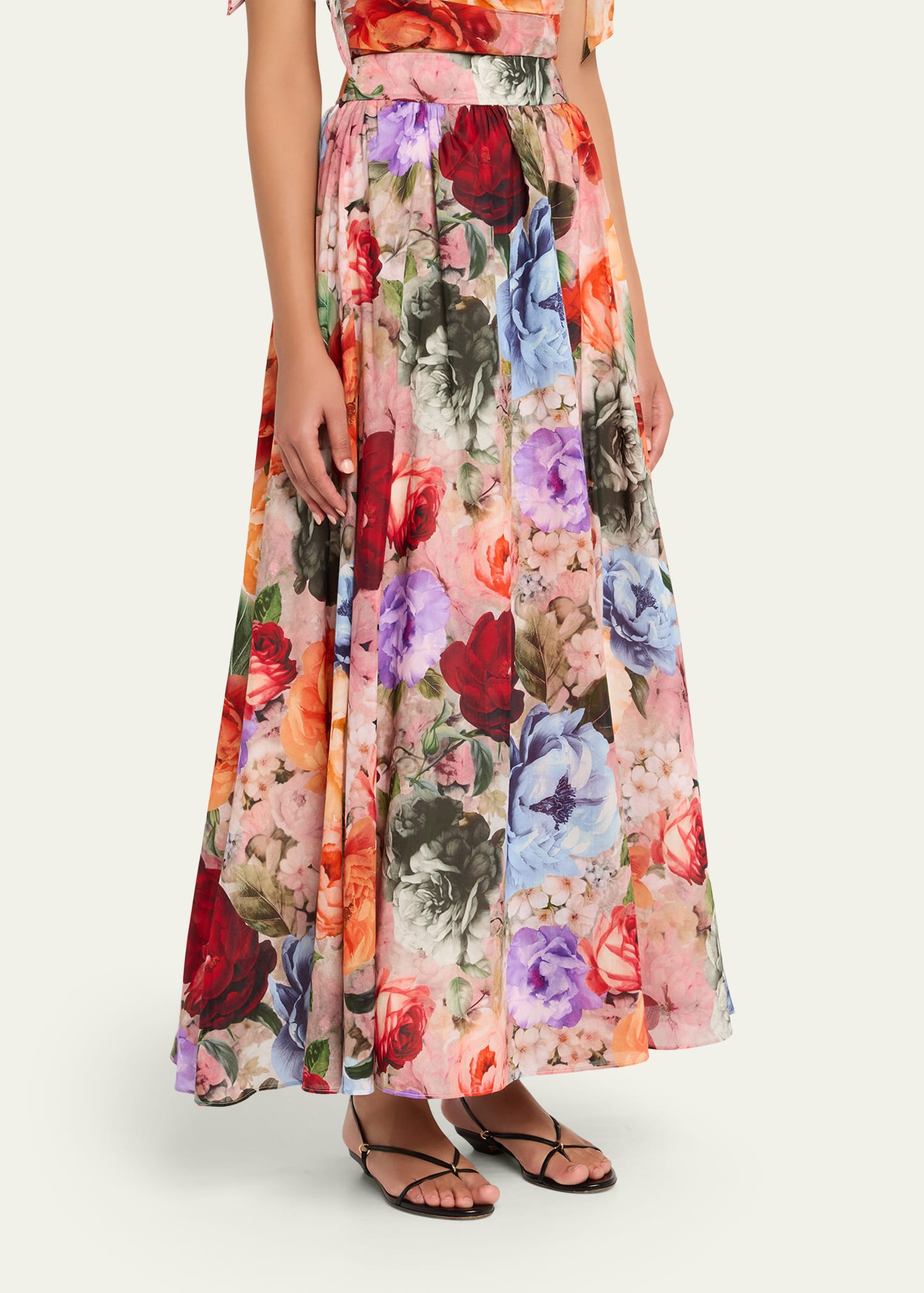 Nilda Floral Maxi Skirt - 4
