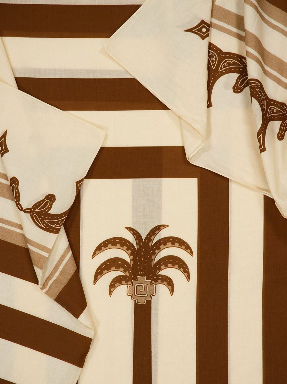 palm-tree striped pareo - 4