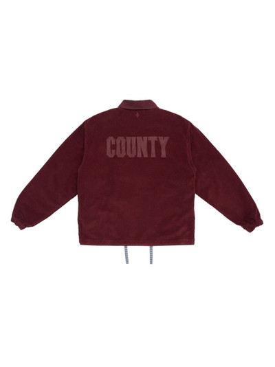 Marcelo Burlon County Of Milan County Label corduroy jacket outlook
