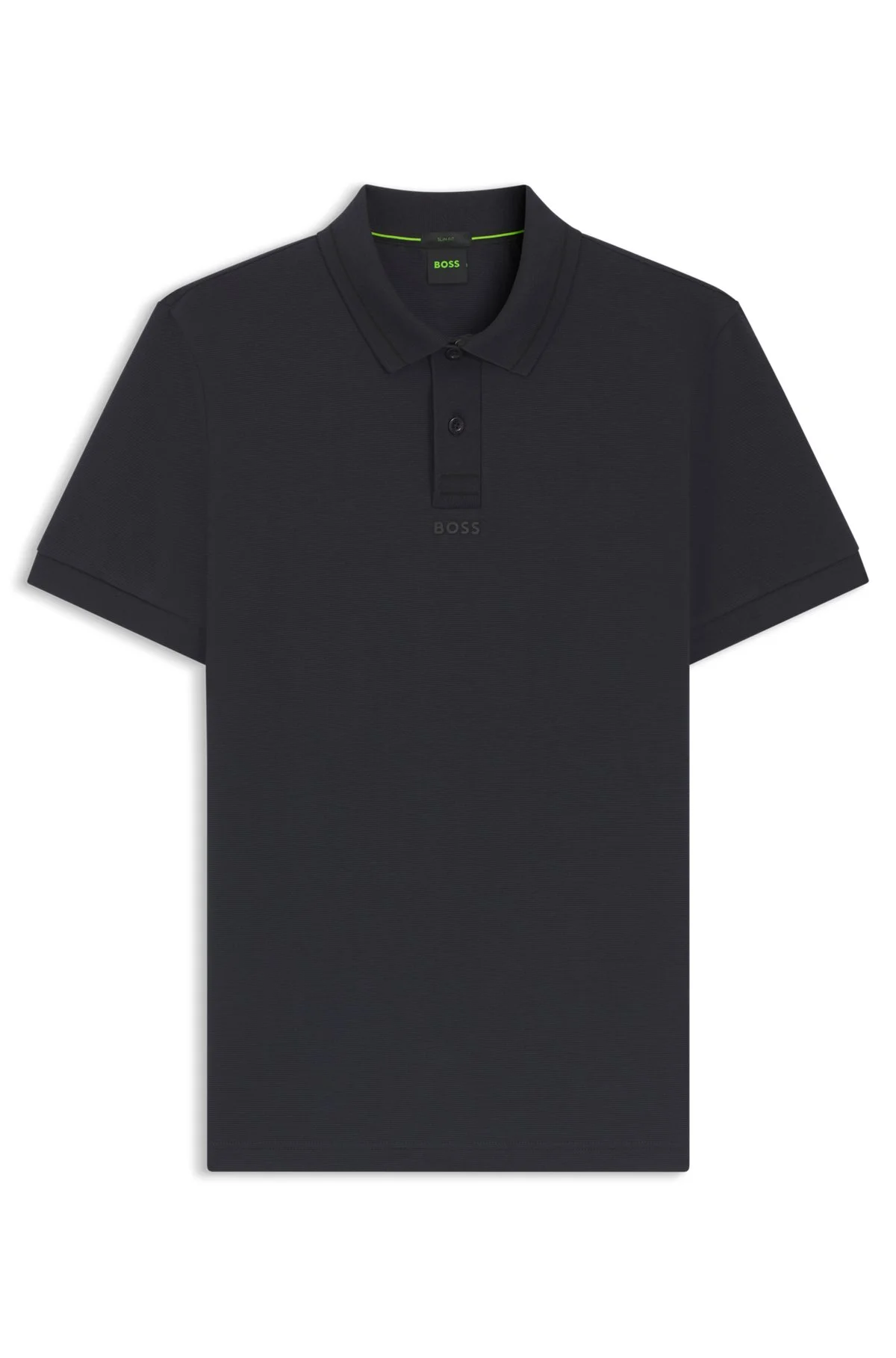 CENTRED-LOGO SLIM-FIT POLO SHIRT IN COTTON PIQUÉ - 1