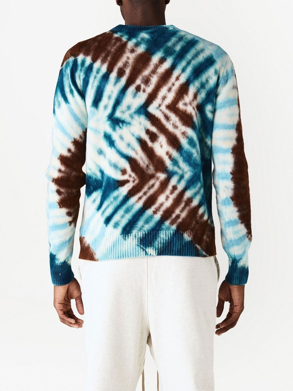 zigzag crew-neck jumper - 3