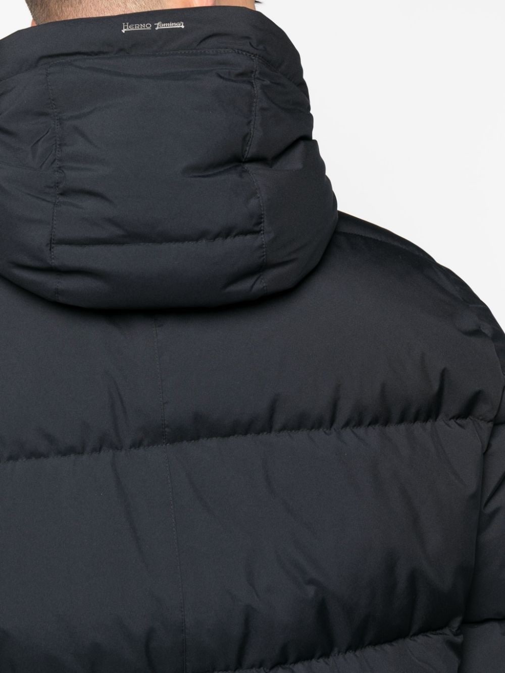quilted hooded padded coat - 5