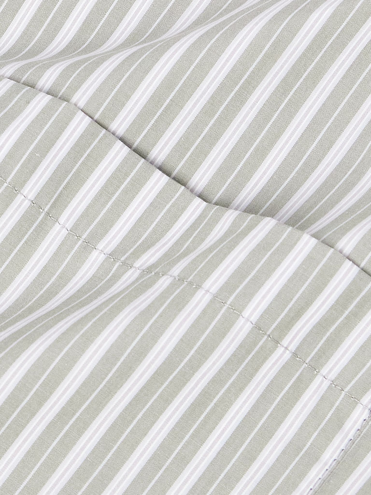 Malo Striped Cotton Shirt Gray - 4