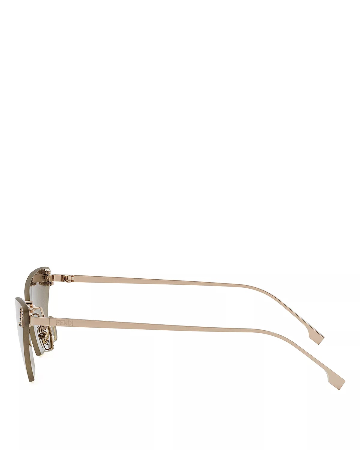Metal First Crystal Cat Eye Sunglasses, 57mm - 8