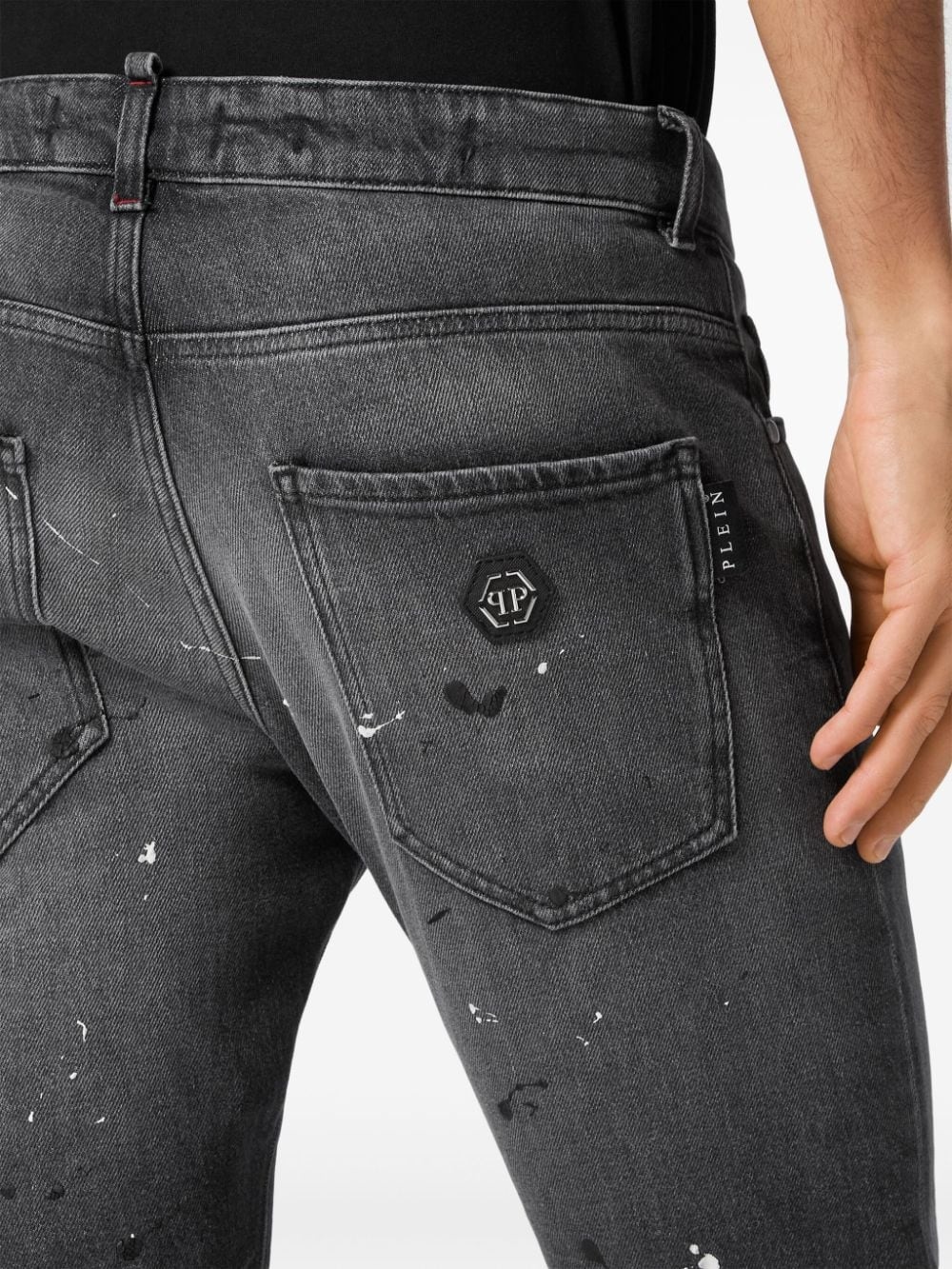 mid-rise skinny jeans - 5