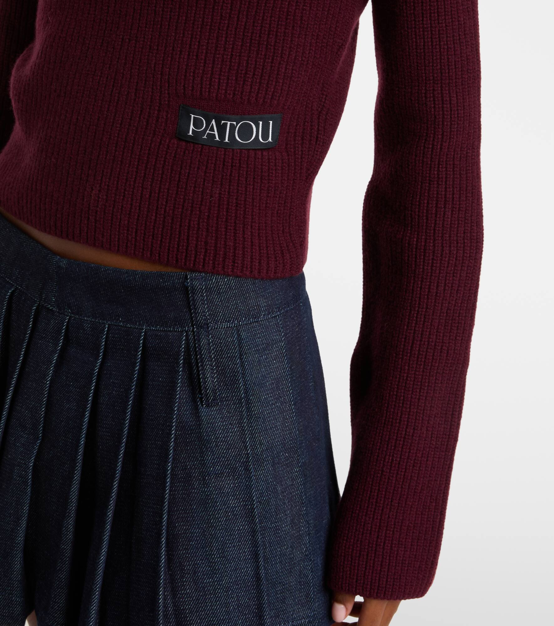 Bow-detail wool and cashmere sweater - 5