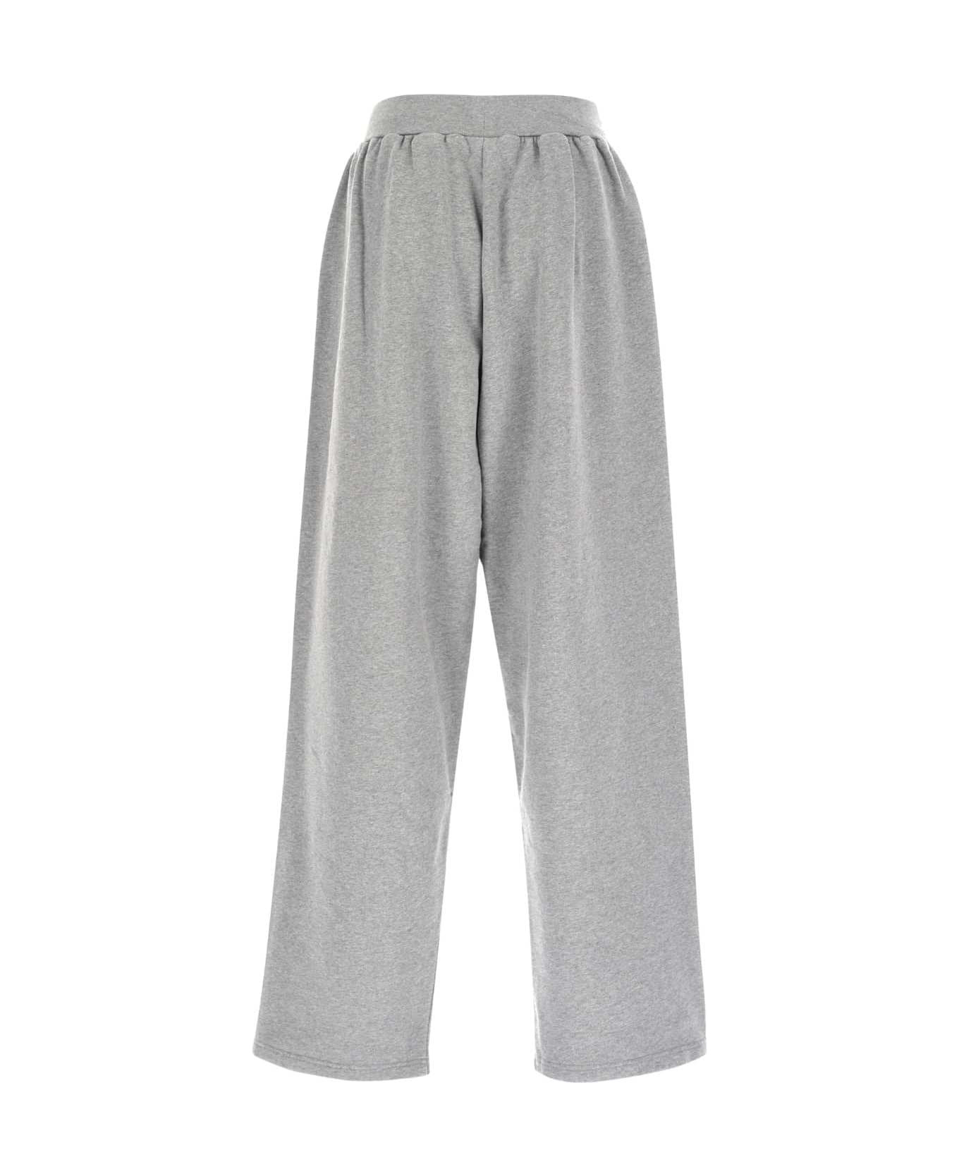 Grey Cotton Joggers - 2