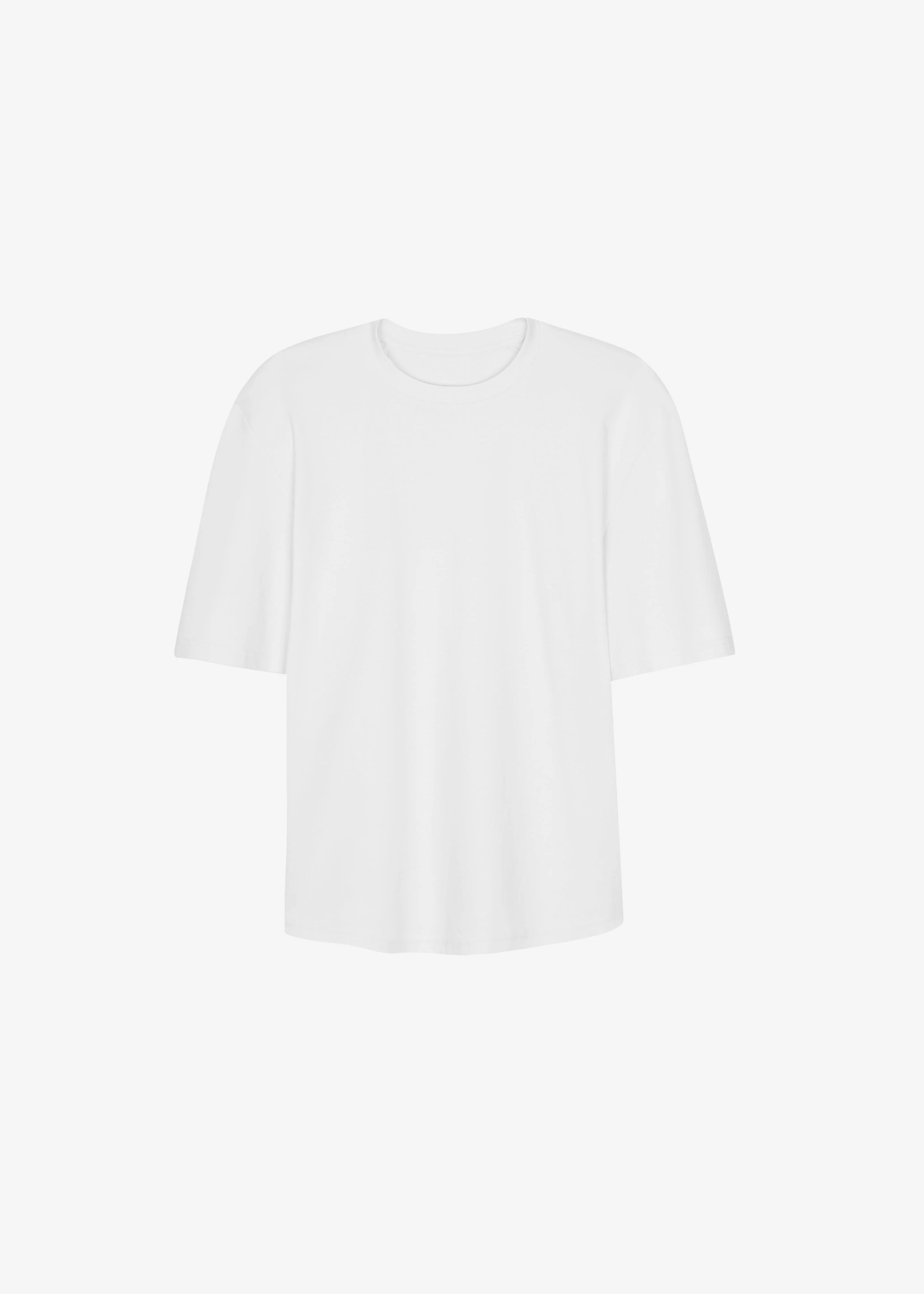Laval Sculpted Sleeve T-Shirt - White - 1