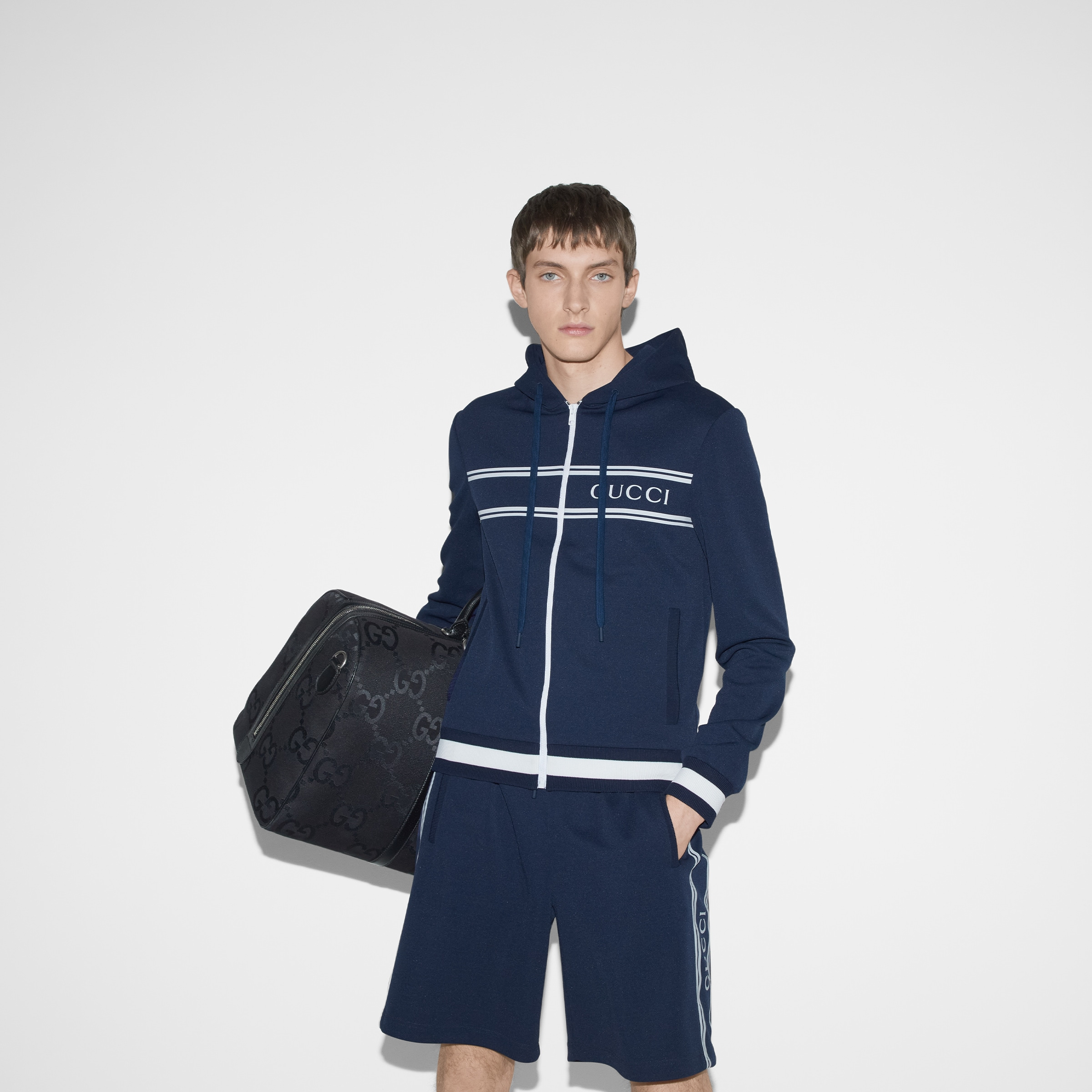 Technical jersey hooded sweatshirt - 6