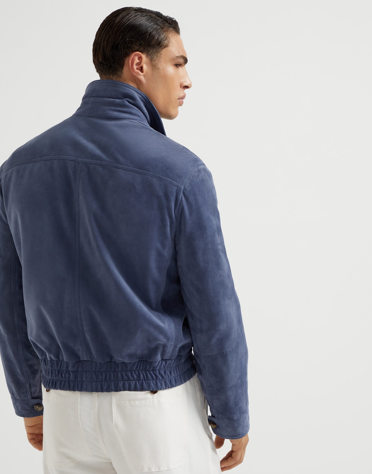Brunello Cucinelli Suede bomber jacket | REVERSIBLE