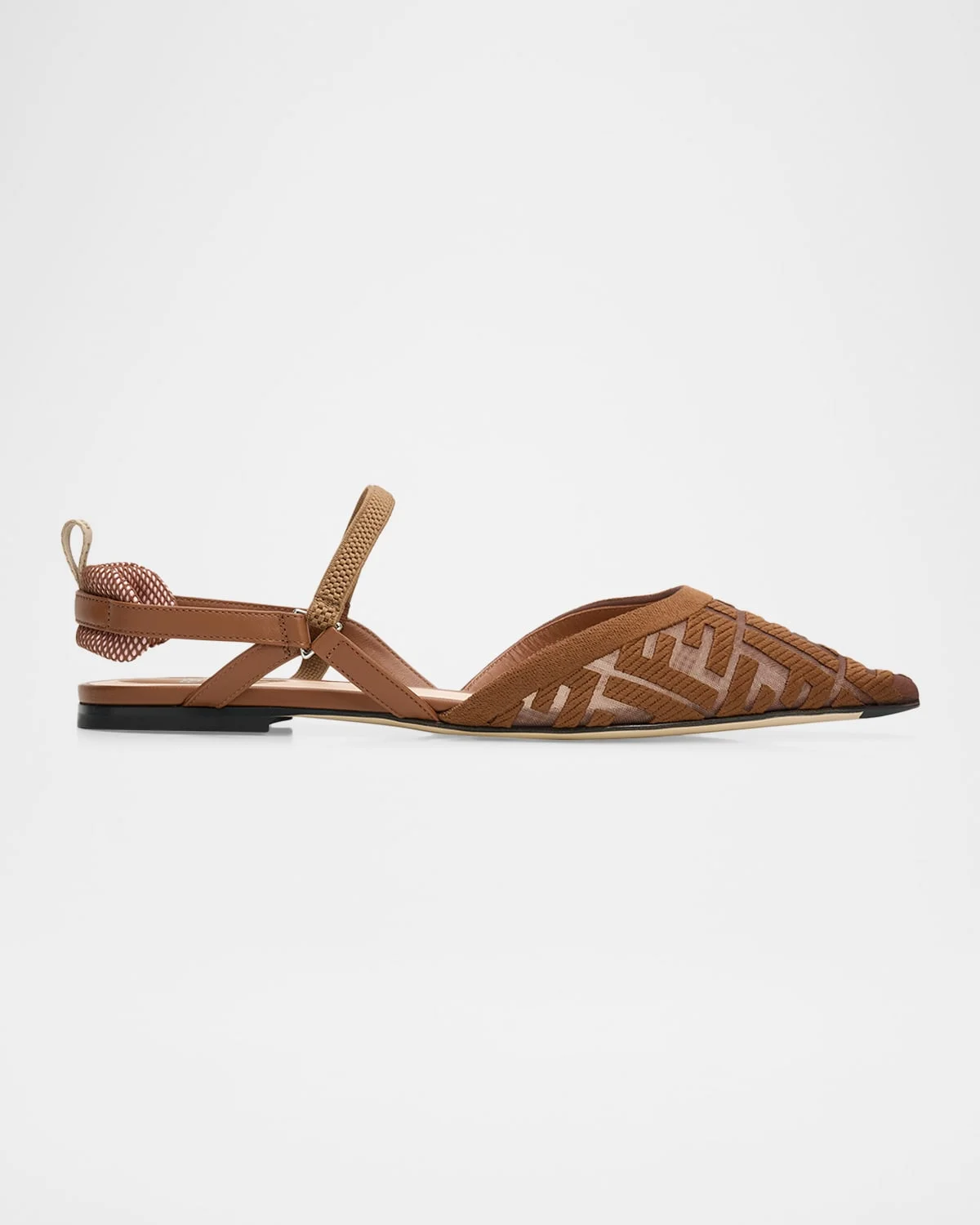 Colibri Lite FF Monogram Mesh Slingback Flats - 1