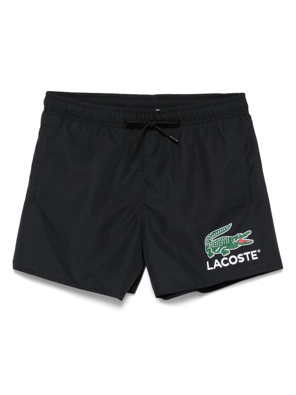 Croc-print swim shorts - 1