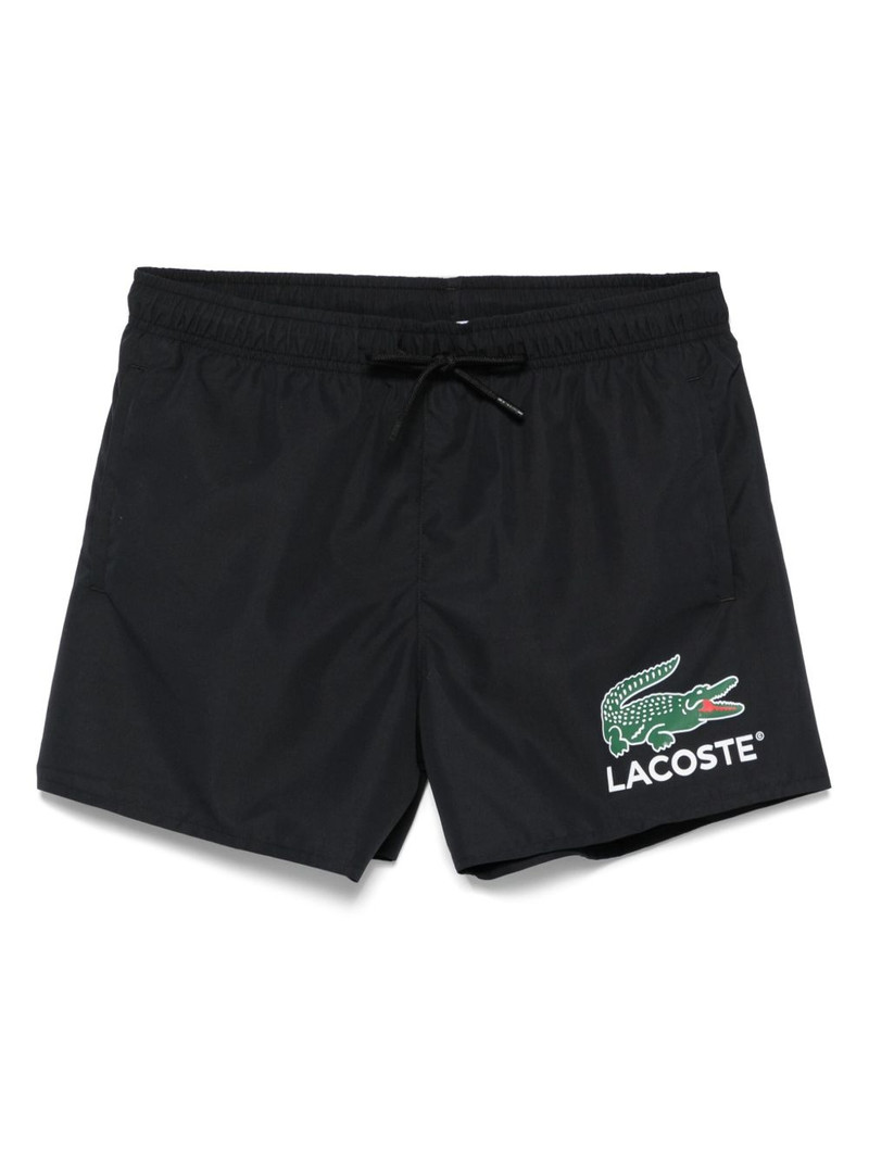 Croc-print swim shorts 1