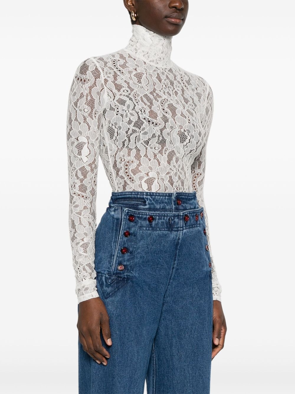 lace bodysuit - 3