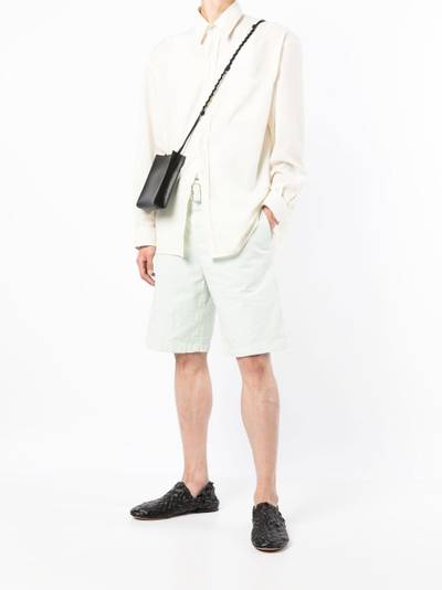 Jil Sander belted knee-length shorts outlook