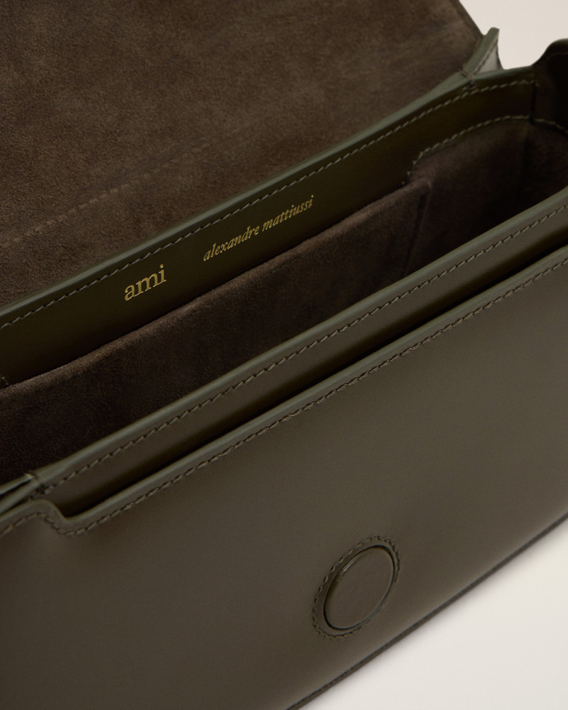 GREEN LEATHER SHOULDER BAG PARIS PARIS BAG 5