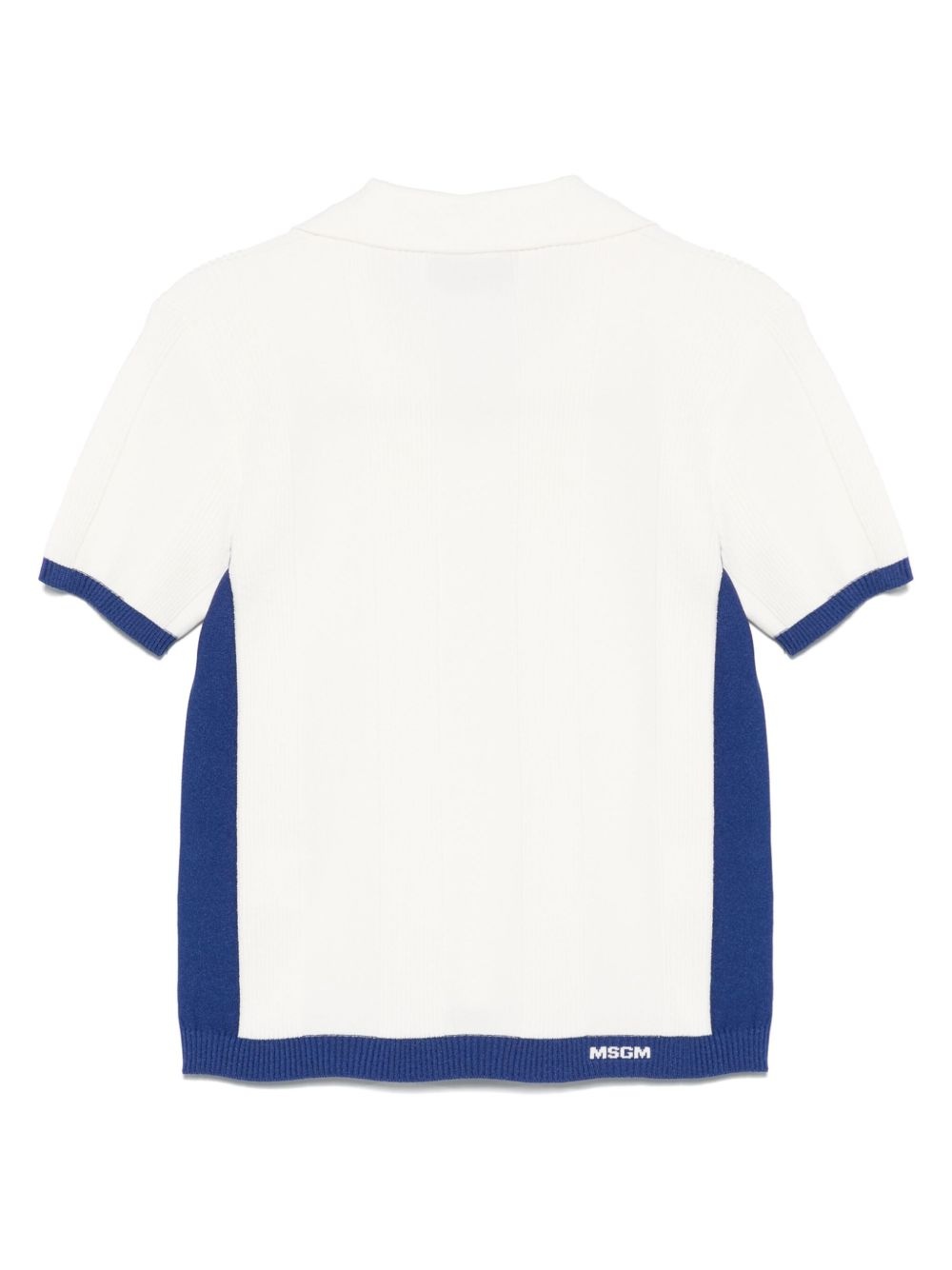 contrast-trim T-shirt - 2