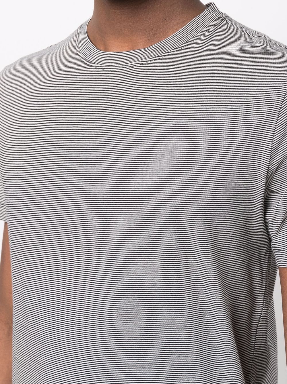 striped cotton T-shirt - 5