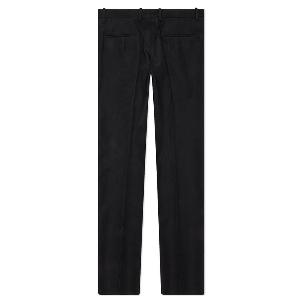 BUCKLE DRY WOOL SLIM PANT - BLACK/NO COLOR - 2