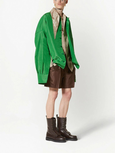 Valentino pressed-crease tailored shorts outlook