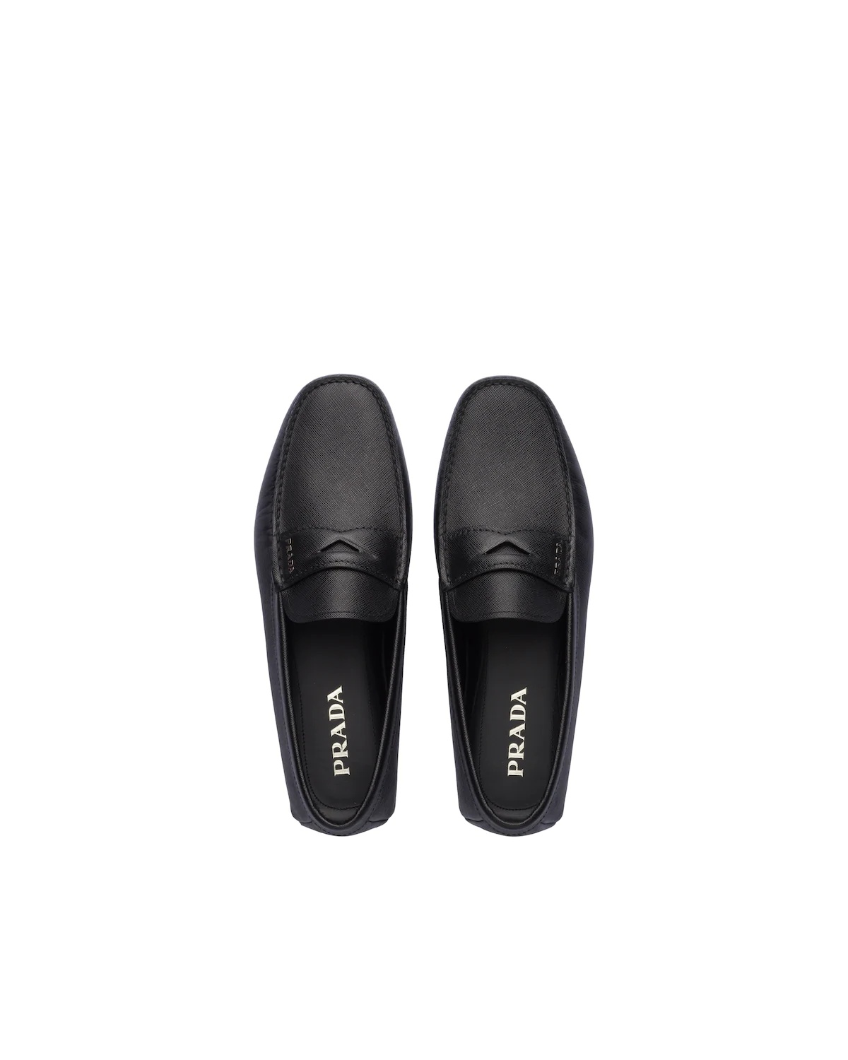 Saffiano leather loafers - 4