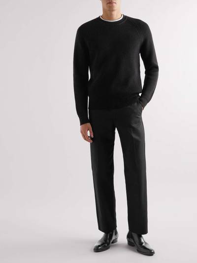 TOM FORD Slim-Fit Ribbed Wool and Silk-Blend Sweater outlook