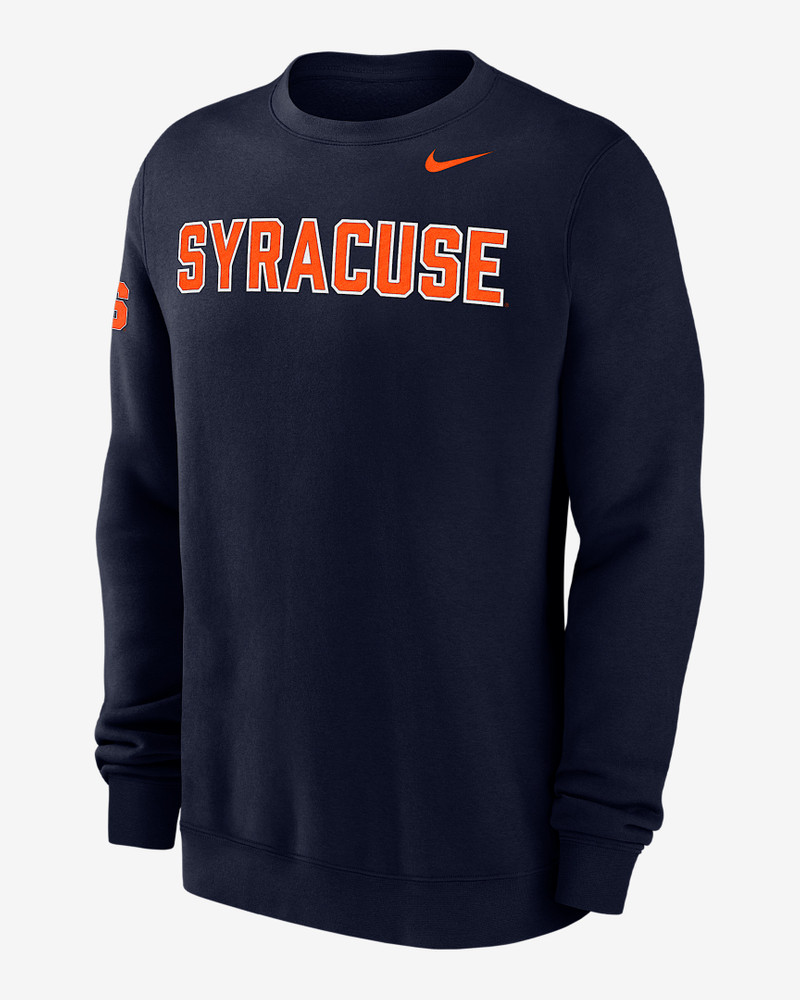 Syracuse Club Fleece Men's Nike College Crew-Neck Sweatshirt 1