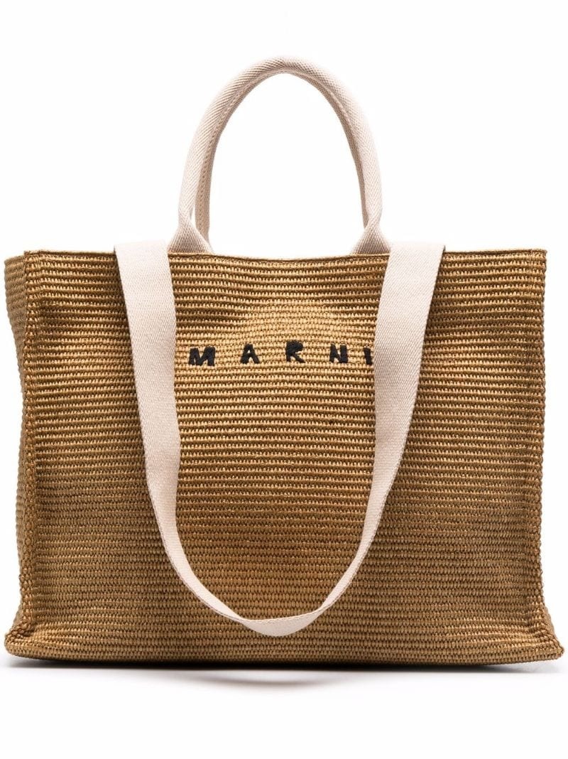 トートバッグ MARNI EMBROIDERE LOGO SUMMER SHOPPING BAG MARNI EMBROIDERE LOGO SUMMER SHOPPING BAG (MARNI/トート