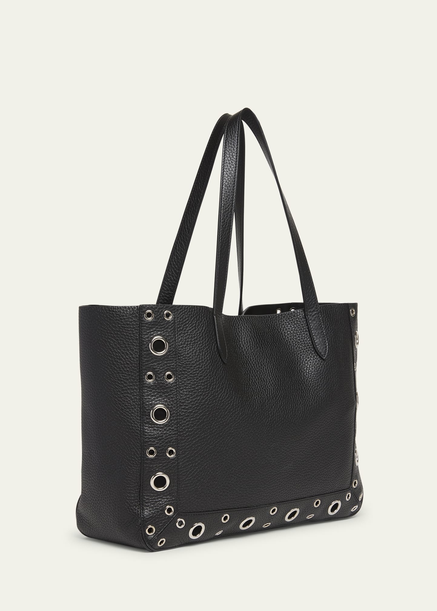 Nellcote Studded Leather Tote Bag - 3