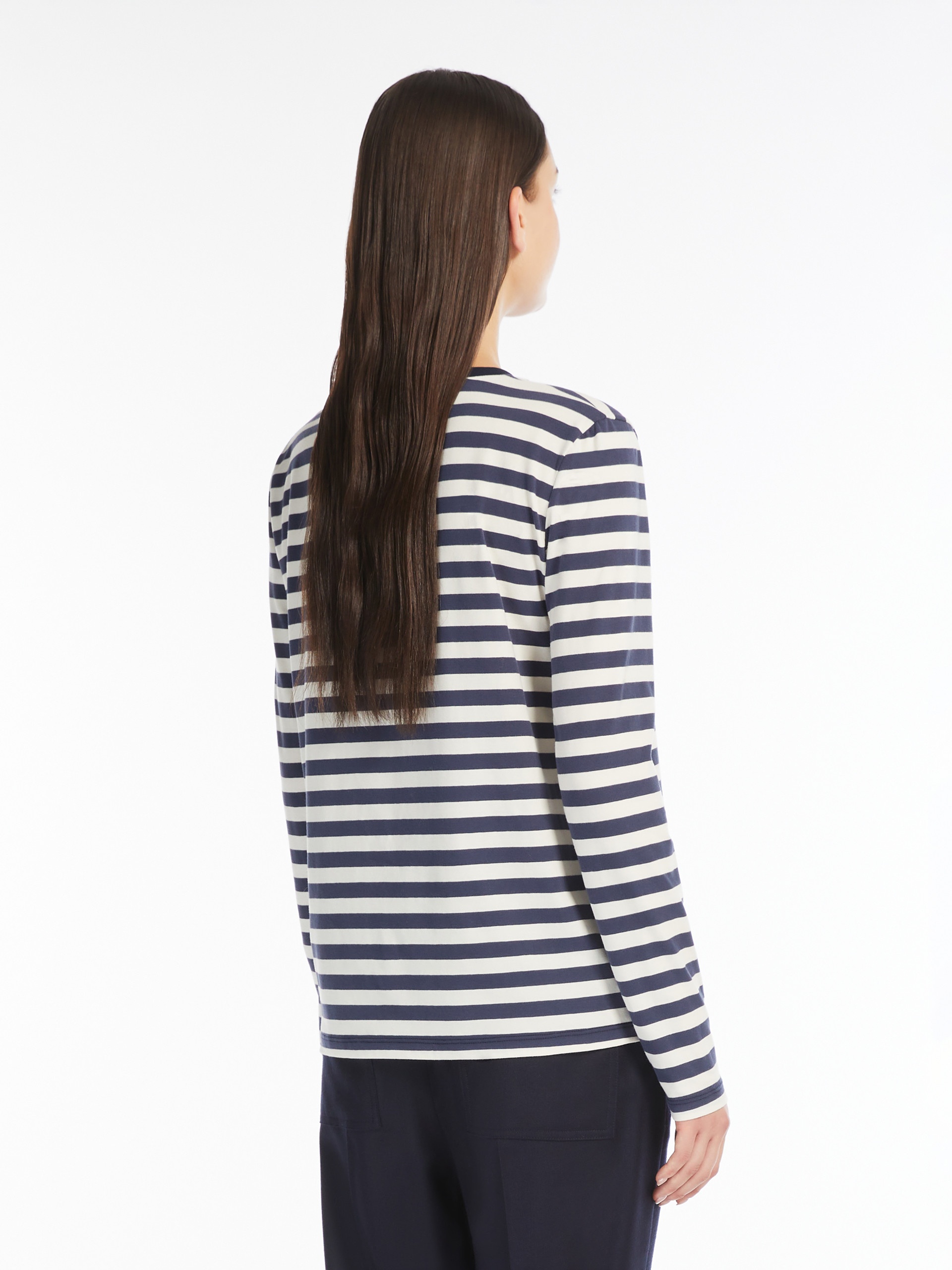 OPACO Print and embroidery-adorned cotton T-shirt - 4