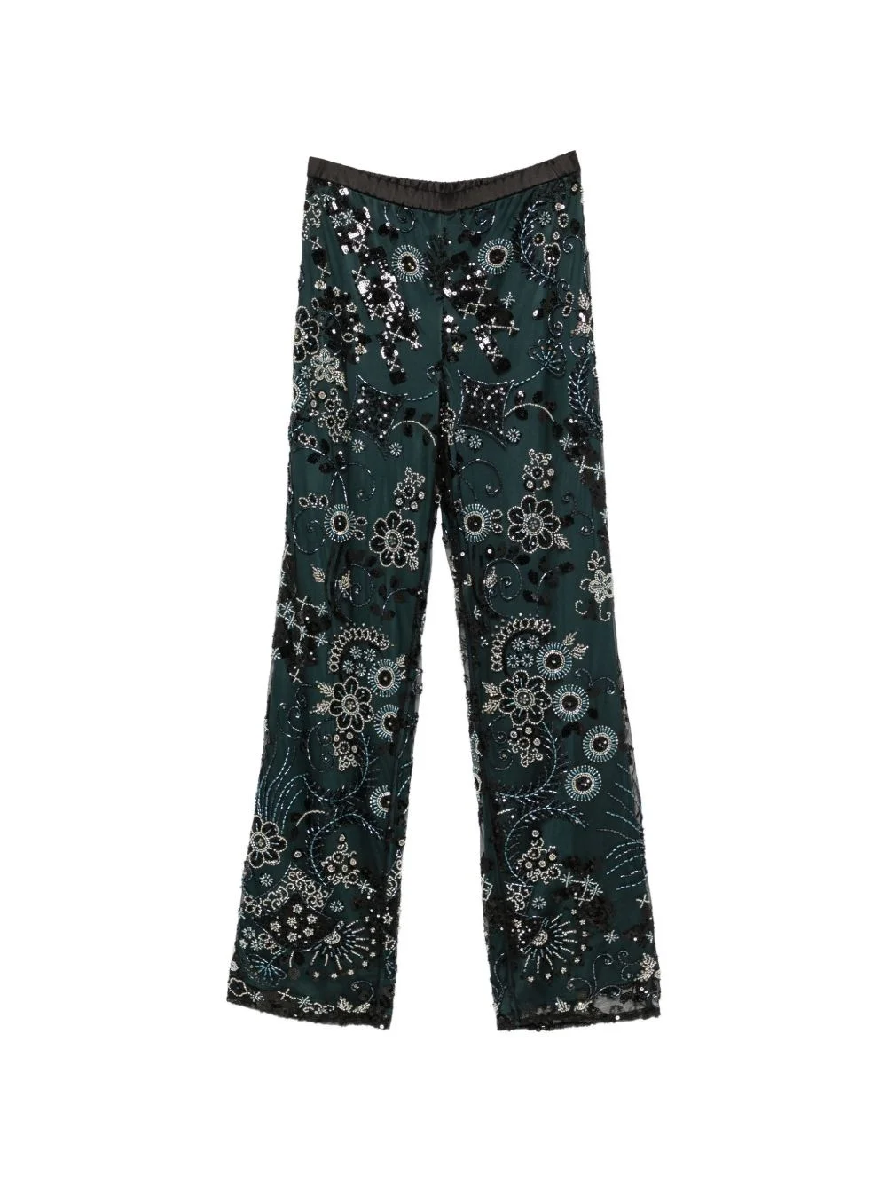 Embroidered trousers - 1