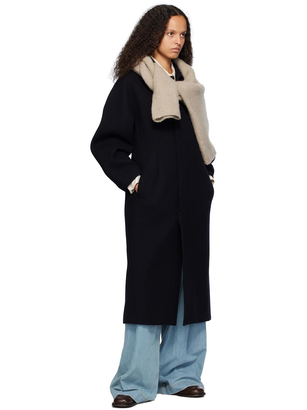 ジャケット・アウター AURALEE Melton Soutien Collar Coat SPONGE WOOL MELTON SOUTIEN COLLAR COAT IN TOP BROWN — Shop