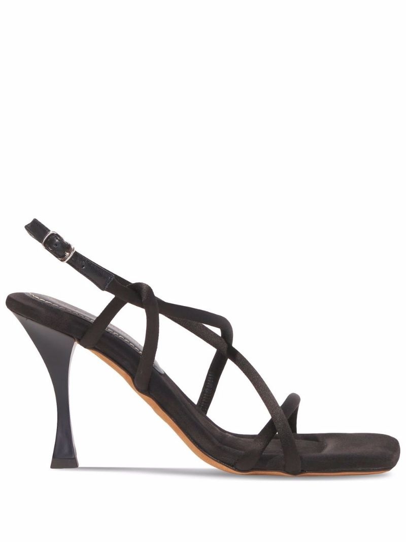Square Strappy 90mm sandals - 1
