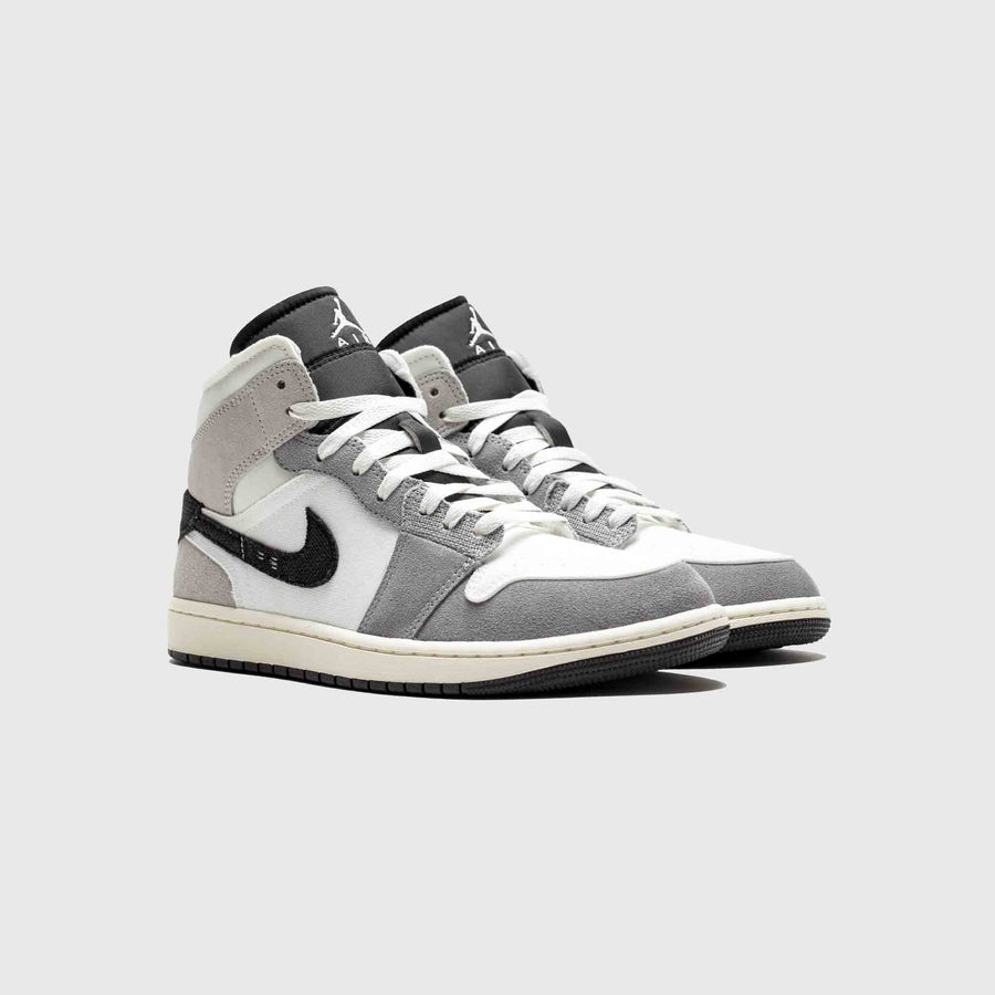 AIR JORDAN 1 MID SE CRAFT "CEMENT GREY" - 2