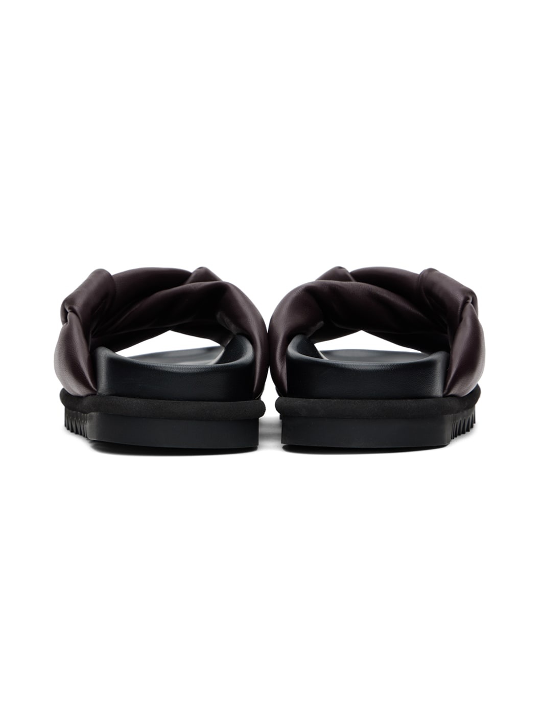Brown Padded Sandals - 2