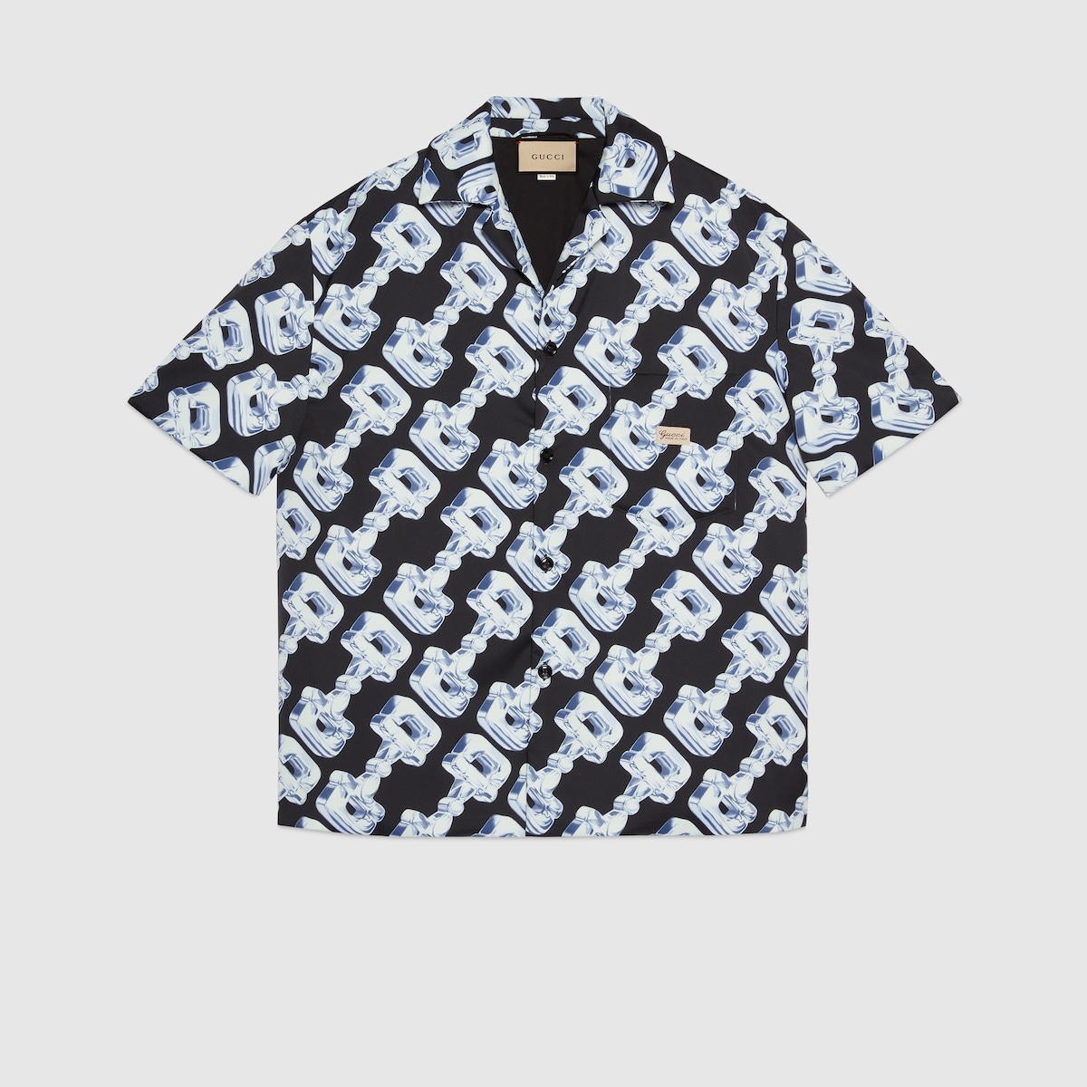 3D glass Horsebit print fabric jacket - 1
