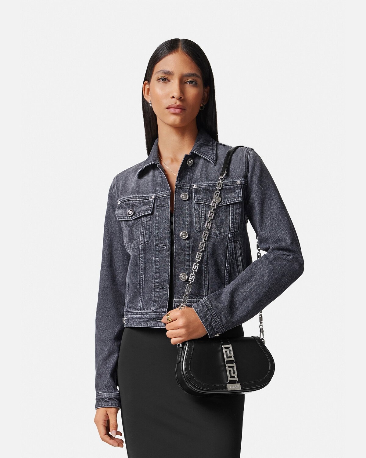 Greca Goddess Shoulder Bag - 3