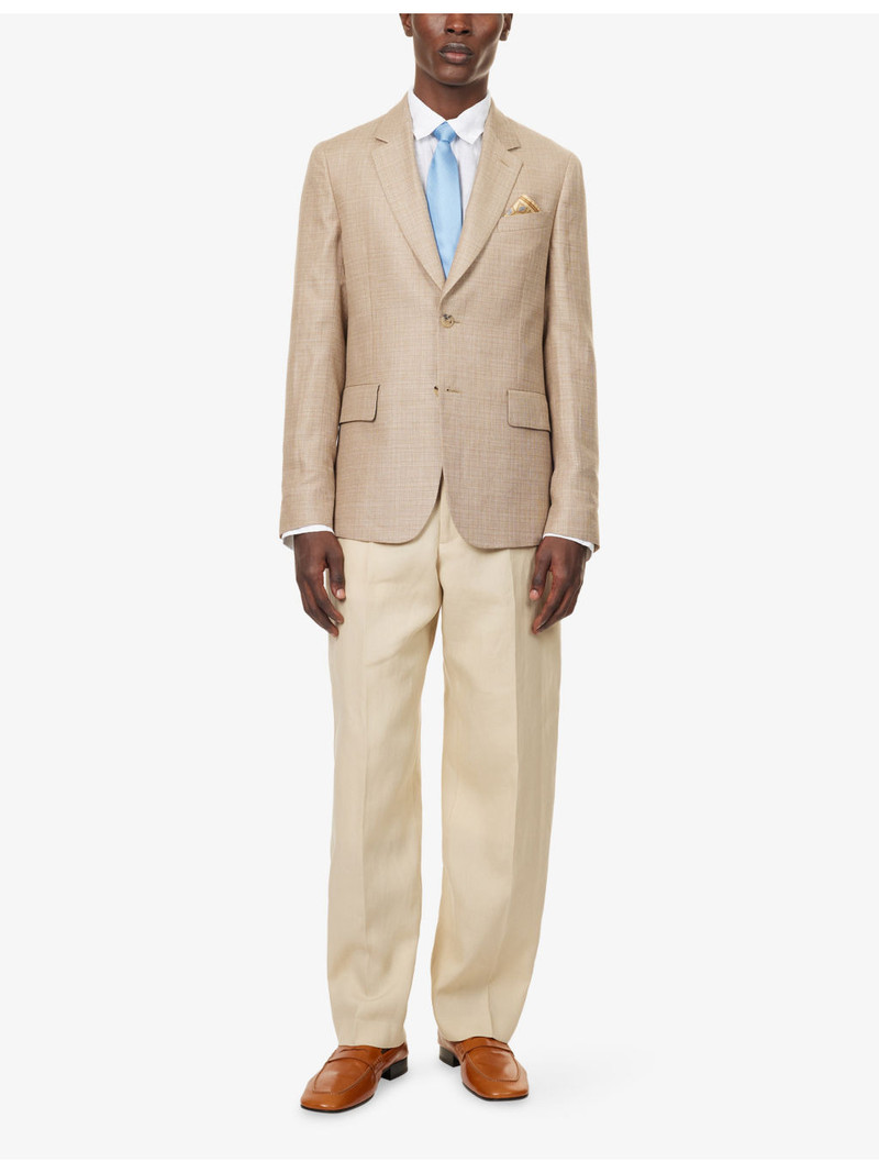 Paul Smith Regular-Fit Linen Trousers outlook