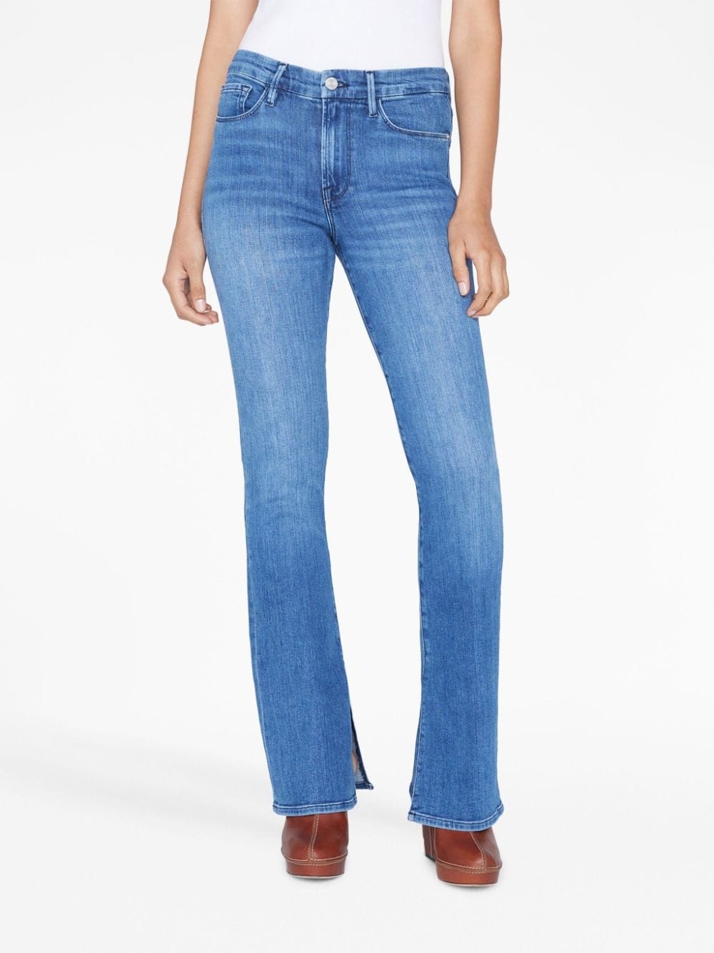 Le Mini mid-rise bootcut jeans - 4