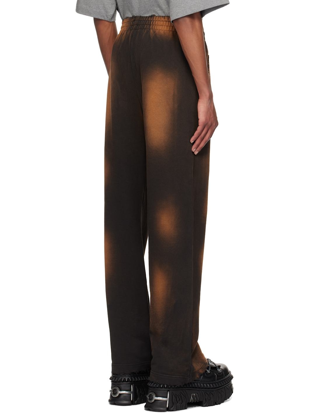 Black Standard Logo Washed Sweatpants - 3