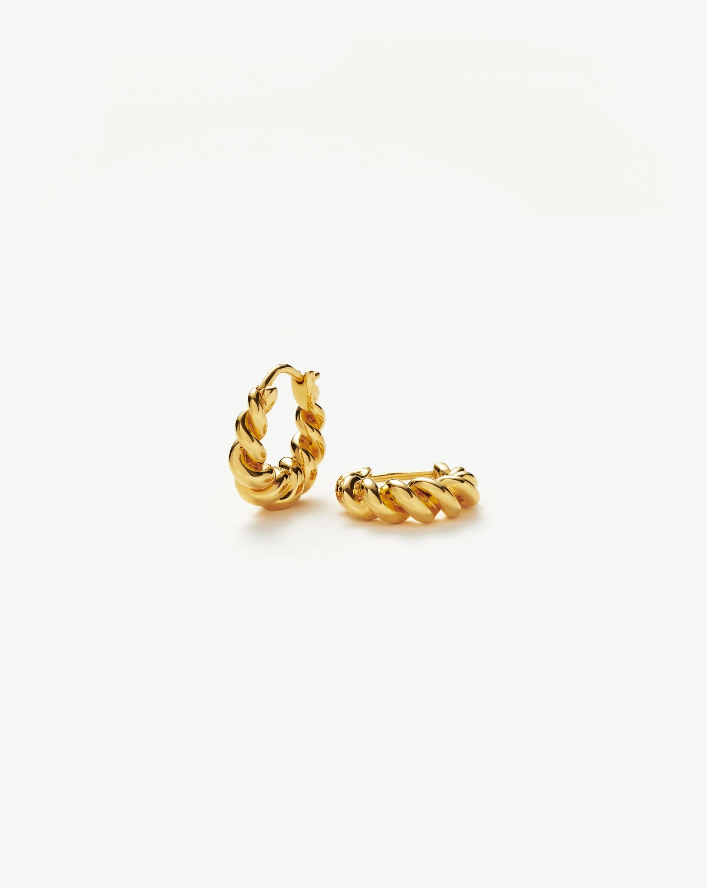 Small Tidal Hoop Earrings - 1