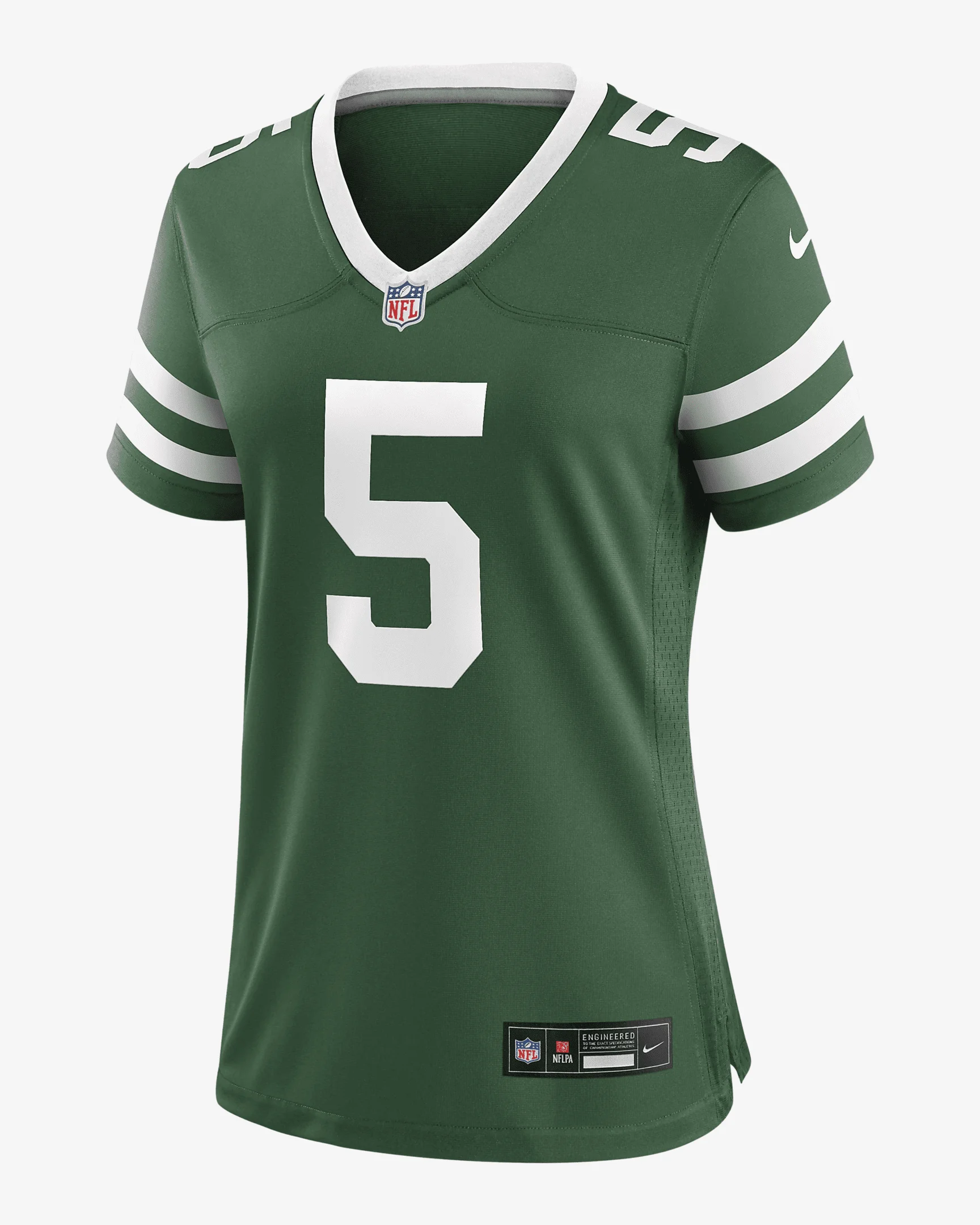 Garrett Wilson New York Jets Women's Nike NFL Game Football Jersey - 1