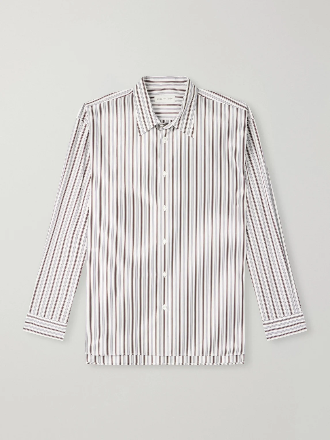 Croom Striped Cotton-Poplin Shirt - 1