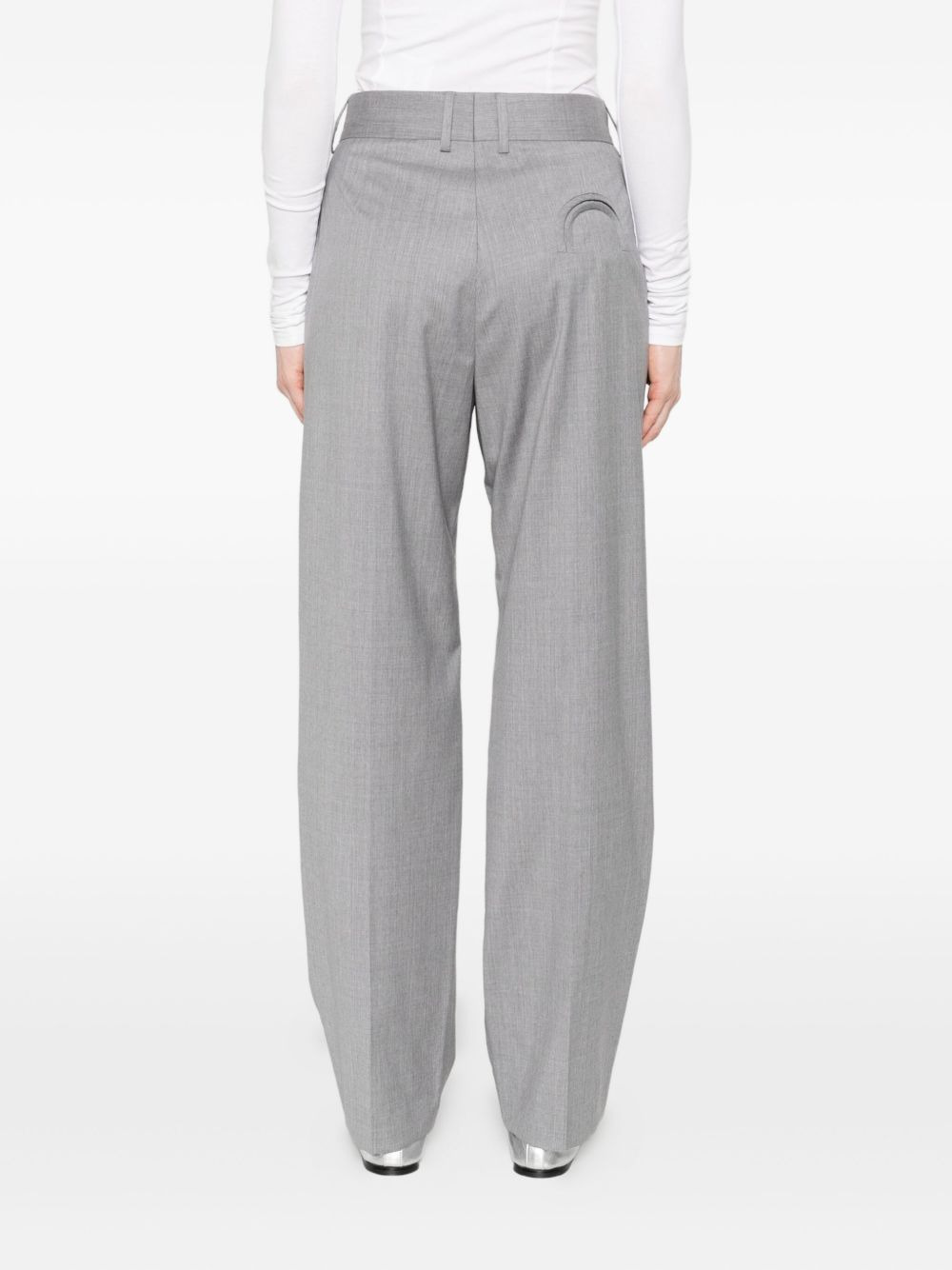 pleat-detail trousers - 4