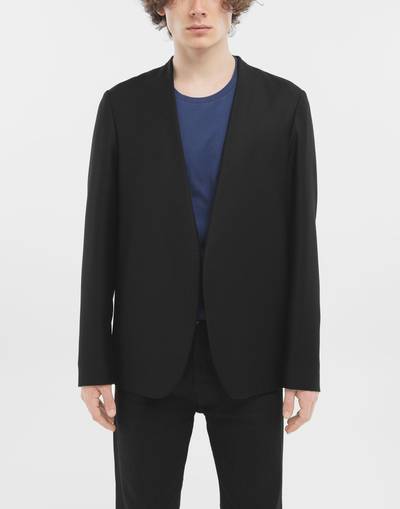 Maison Margiela Collarless virgin wool jacket outlook