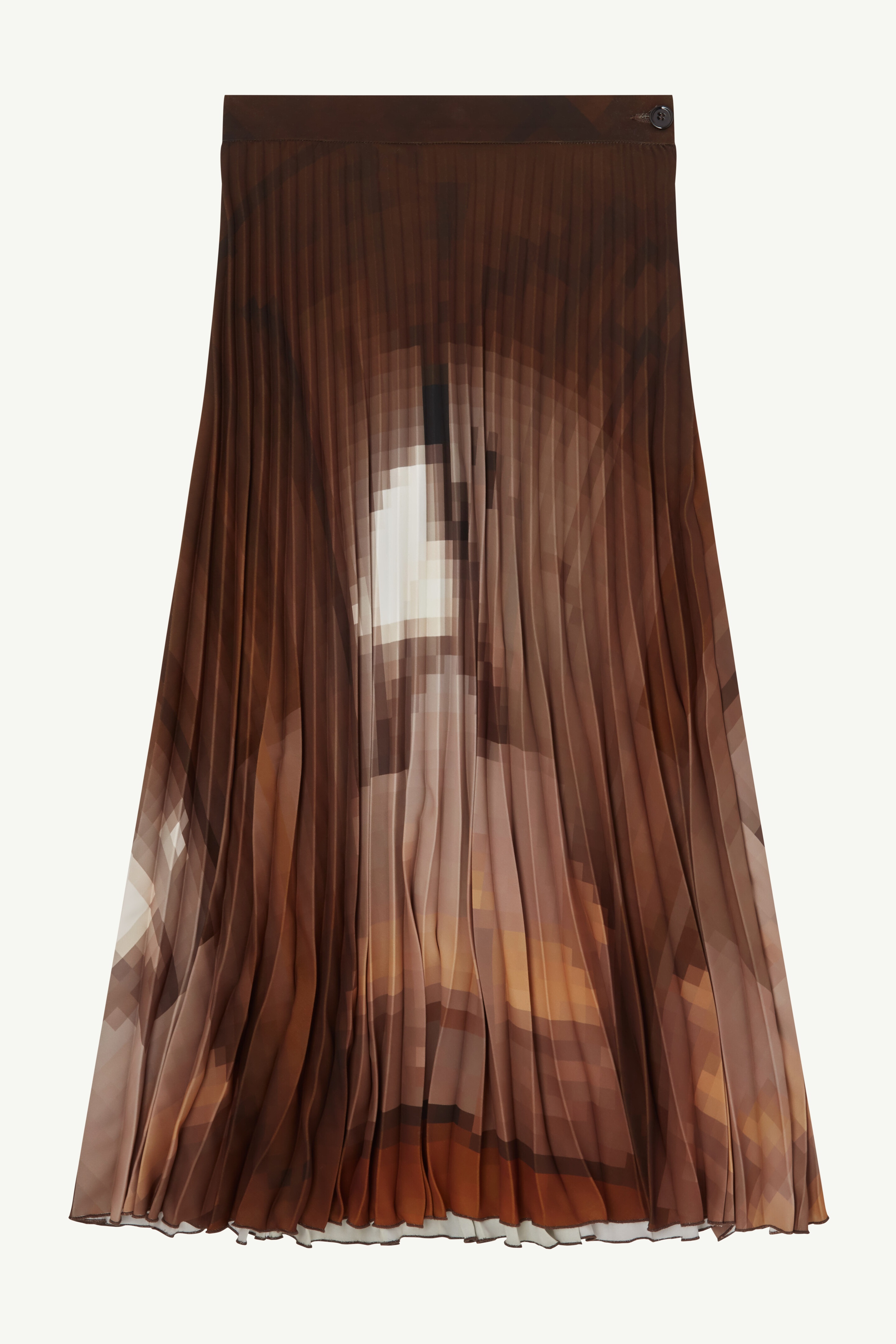 Pixelated pleated skirt - 1