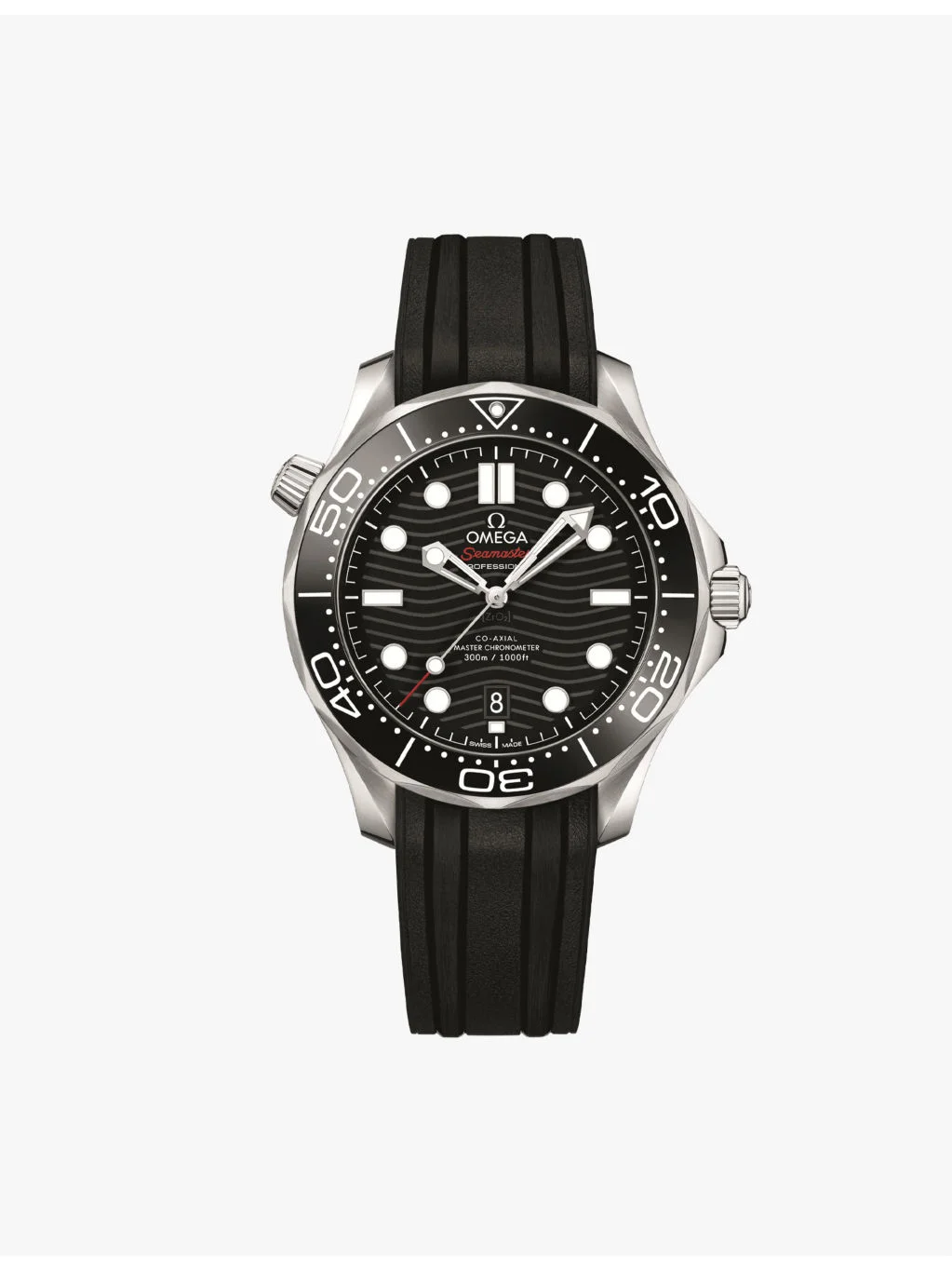 210.32.42.20.01.001 Seamaster Diver teel and rubber automatic watch - 1