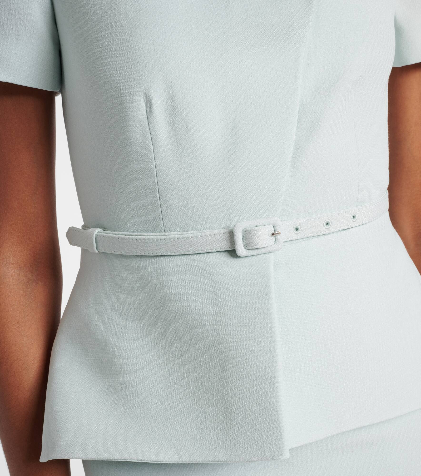 Wool and slik midi dress - 5