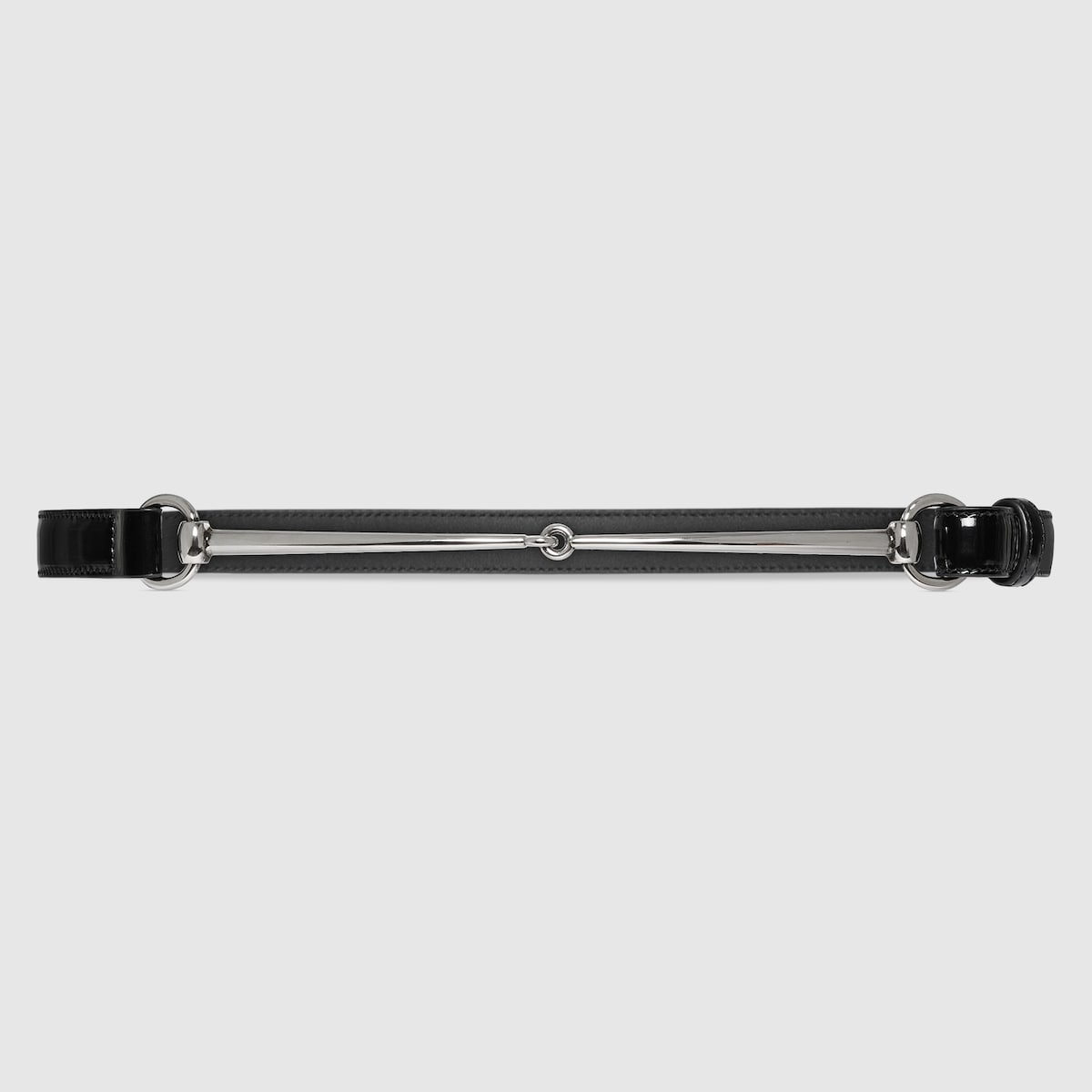 Slim Horsebit thin belt - 1