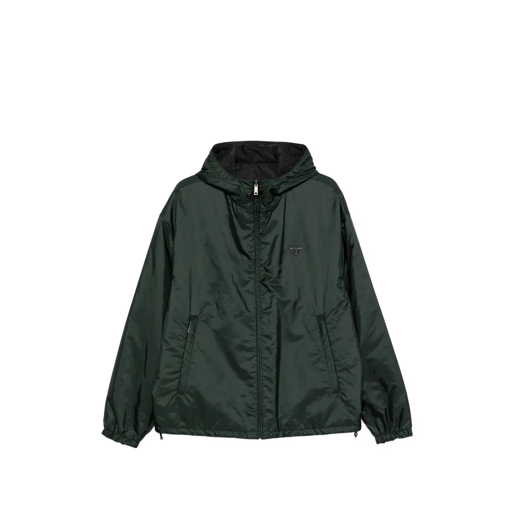 Prada Green Jackets - Hooded Jackets Men - 1